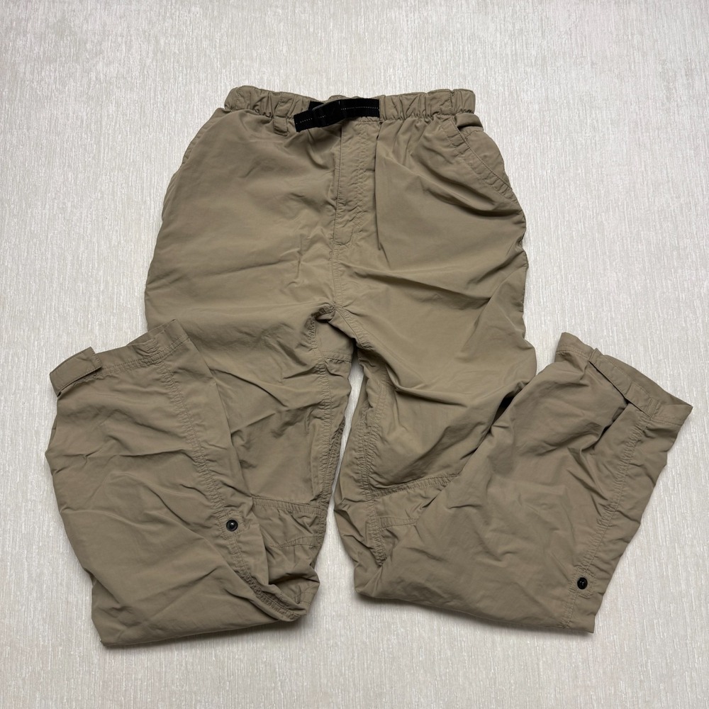Eastern Mountain Sports Hiking Cargo Pants Womens 6 Tan Outdoors Snaps Camping